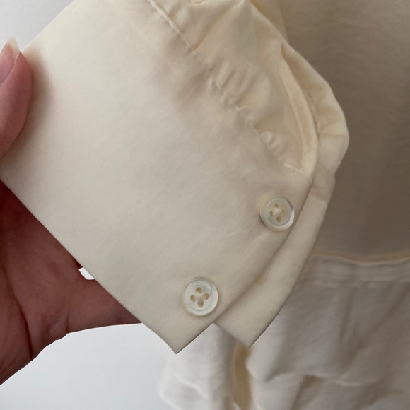 Banana Republic drop waist button up and tiered flounce dress with slip size 2 - Picture 8 of 10